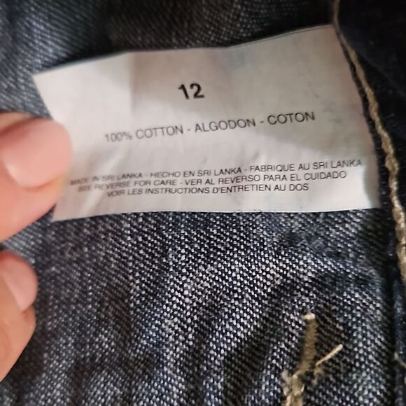 Denim skirt, size 12. 100% cotton. - Picture 5 of 6